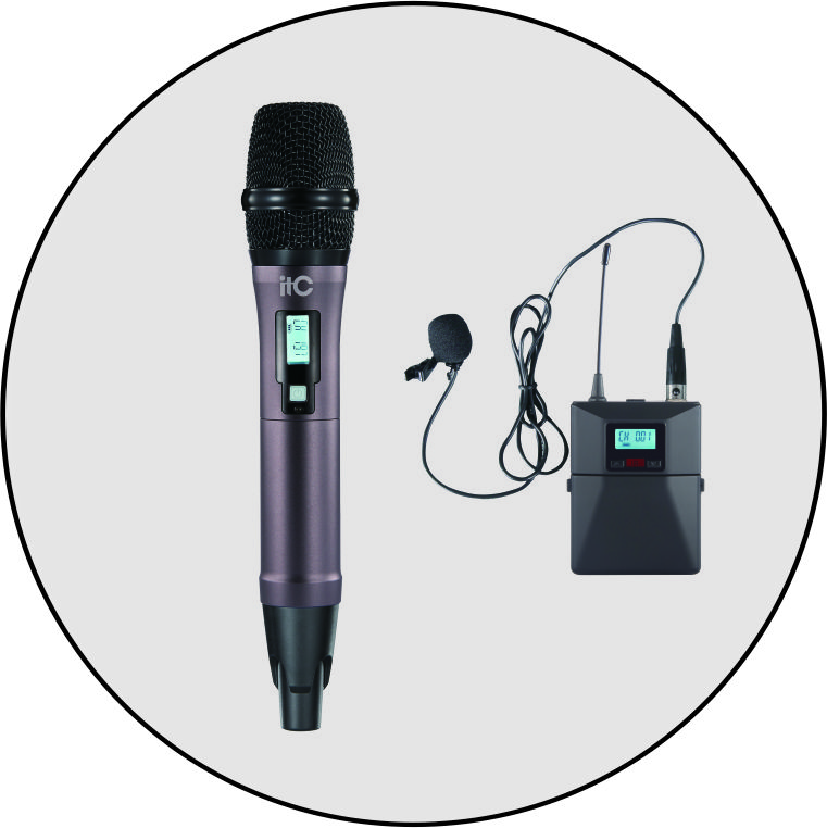 ITC T-521UT 1 петличный +1 ручной микрофоны