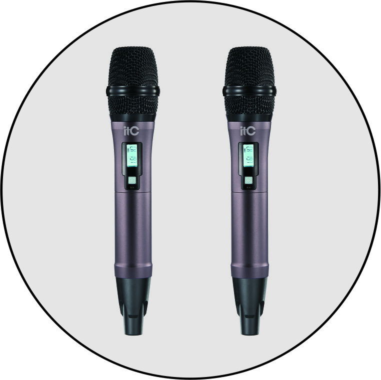 ITC T-521UH радиосистема 2 ручных микрофона
